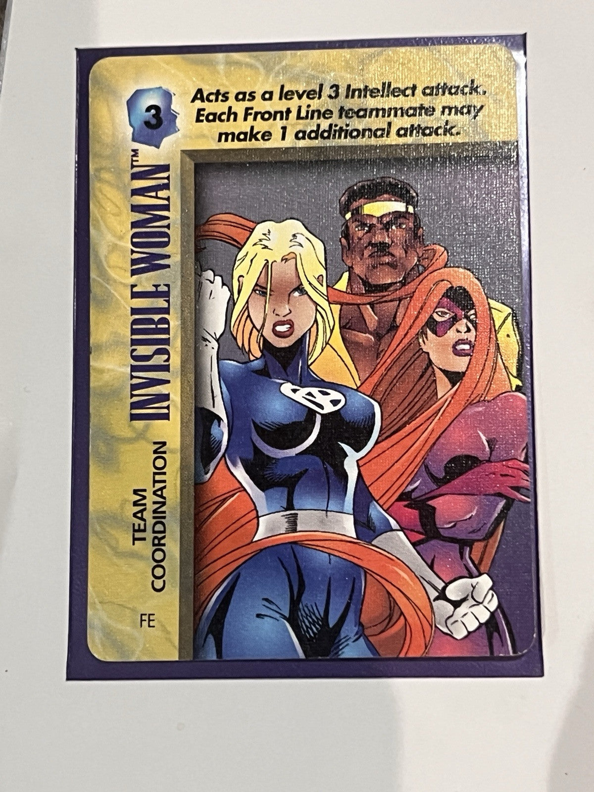 Marvel Overpower IQ Invisible Woman Team Coordination Special