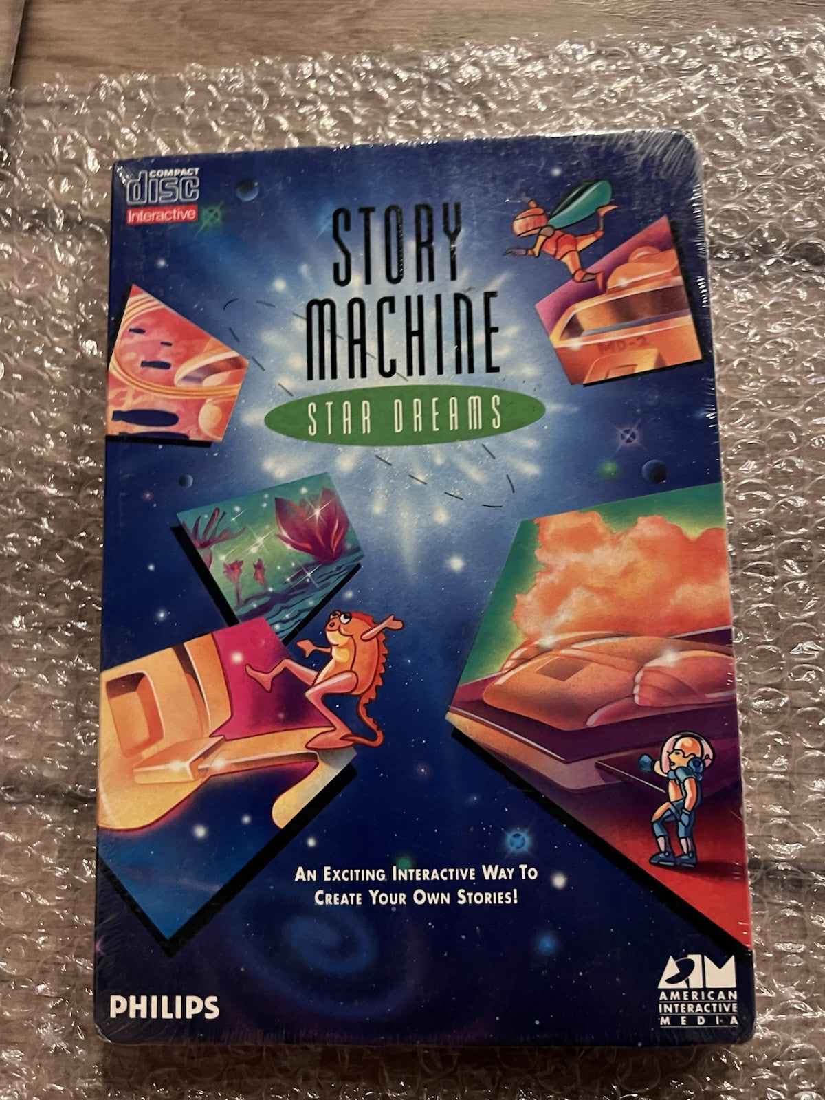 Story Machine Star Dreams (Phillips CD-i, 1991) NEW SEALED LONGBOX