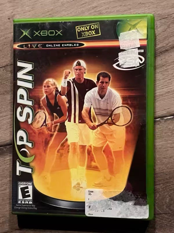Top Spin (Microsoft Xbox, 2003) CIB
