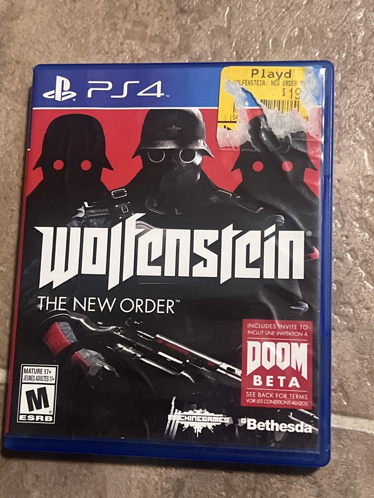 Wolfenstein: The New Order (Sony Playstation 4 PS4, 2014) CIB COMPLETE