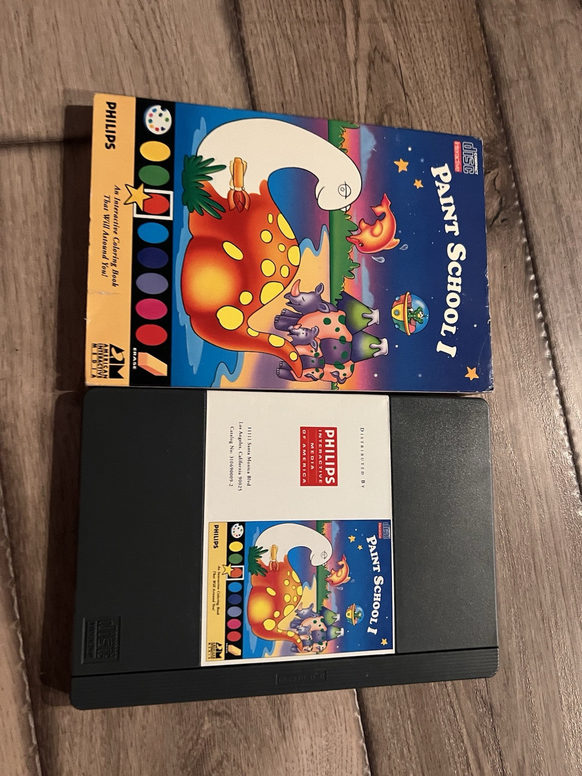 Paint School I (Phillips CD-i, 1991) CIB LONGBOX