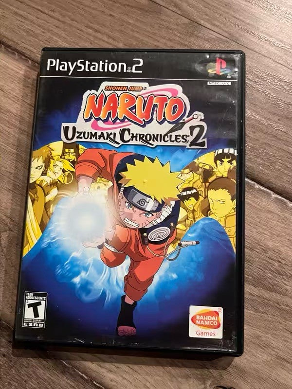 Naruto Uzumaki Chronicles 2 (Sony Playstation 2, 2007) NO MANUAL