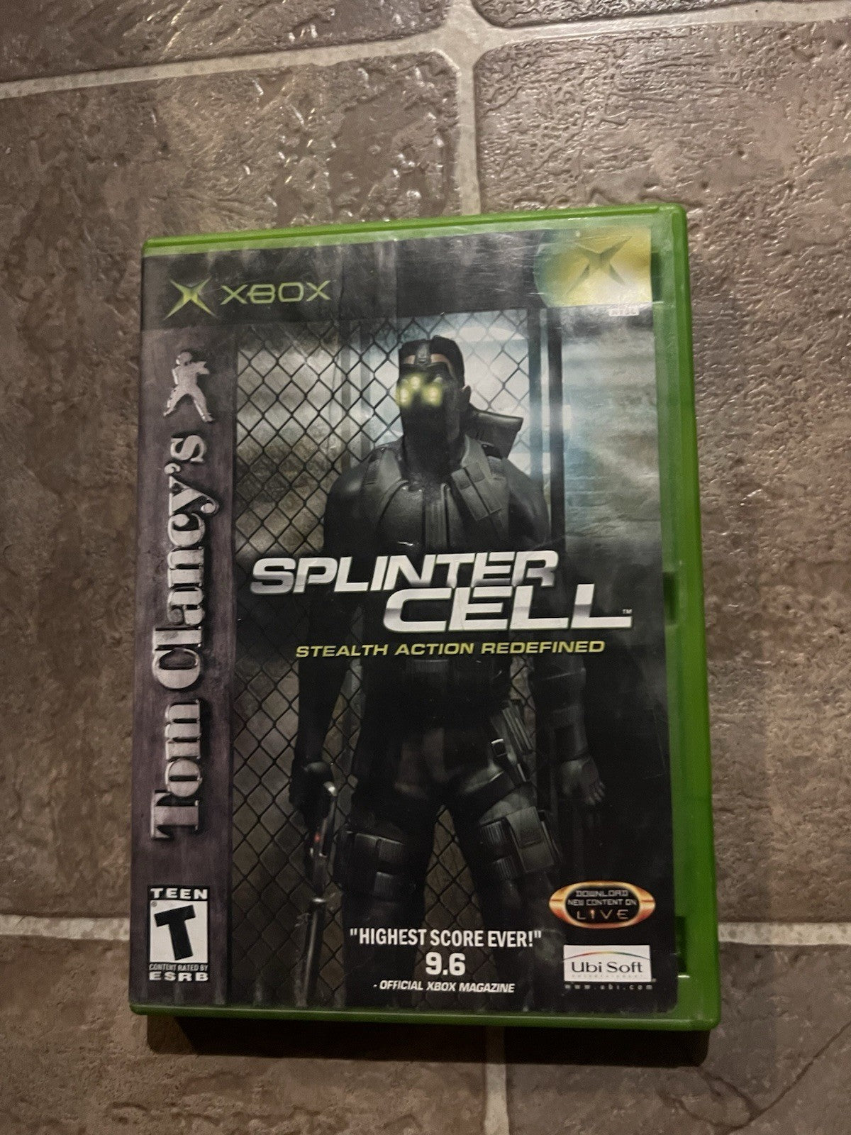 Tom Clancy's: Splinter Cell (Microsoft Xbox, 2002) CIB COMPLETE