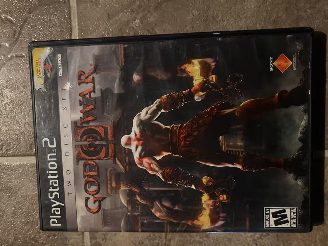 God of War 2 II (Sony Playstation 2 PS2, 2007) NO MANUAL