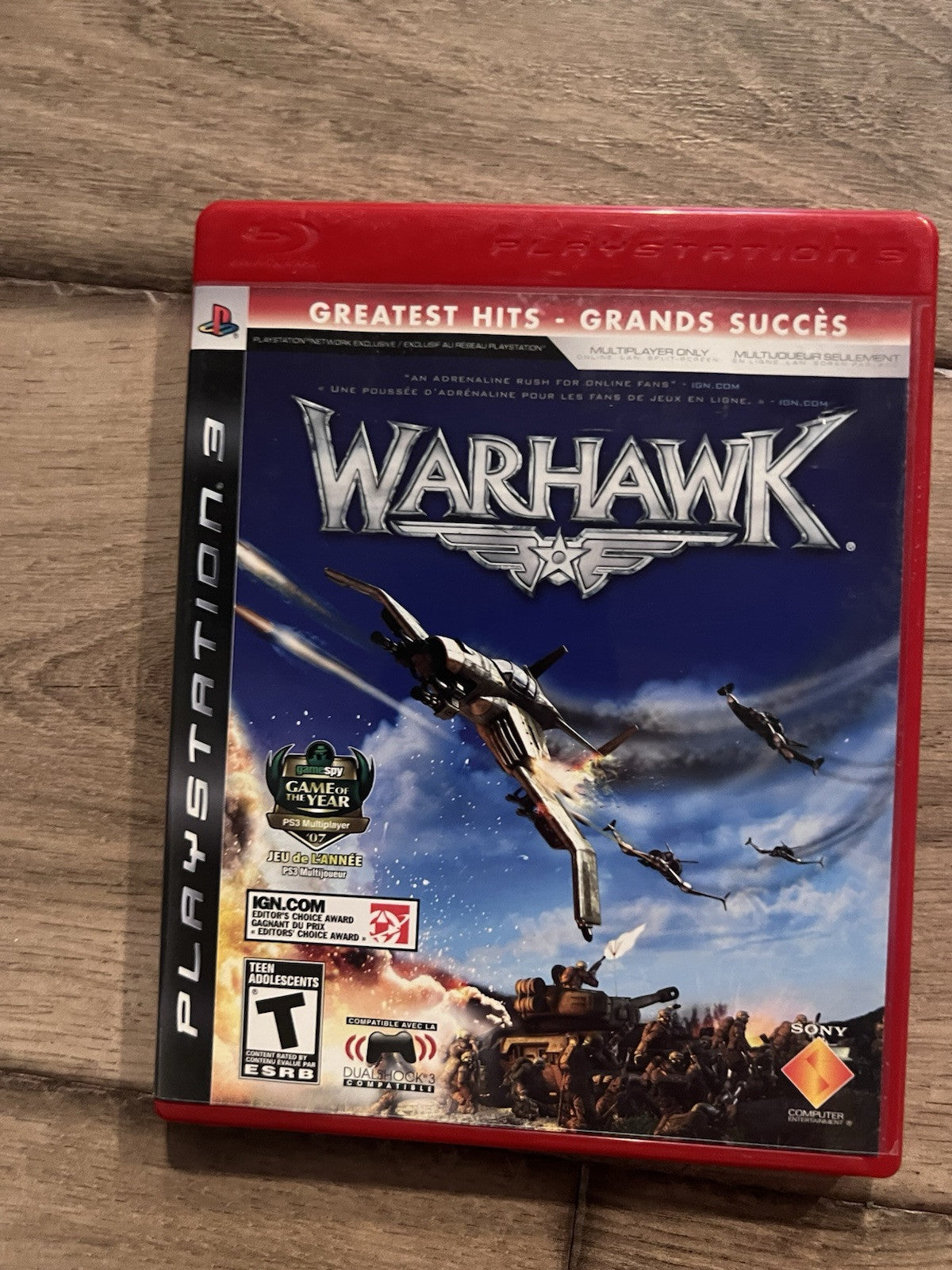 Warhawk: Greatest Hits (Sony PlayStation 3, 2007) CIB