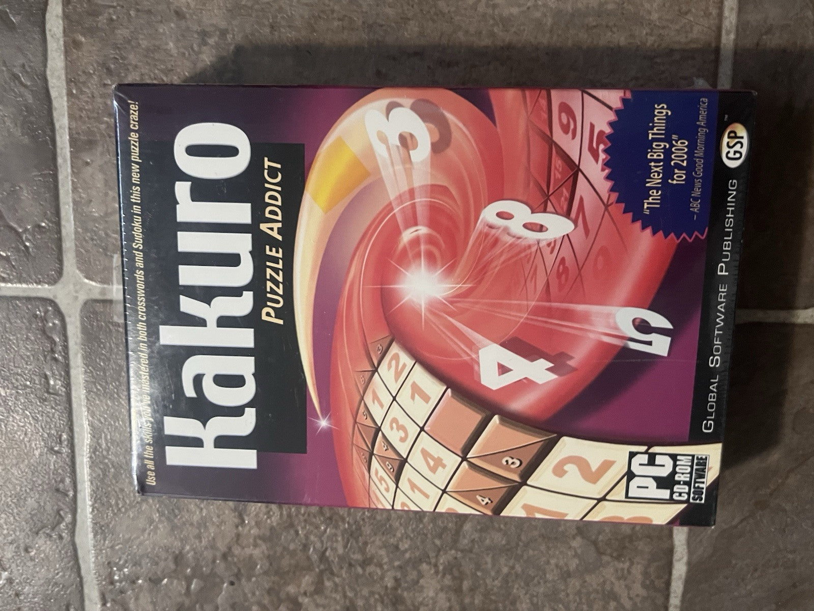 Kakuro Puzzle Addict (PC CD-ROM, 2005) Small Box BRAND NEW