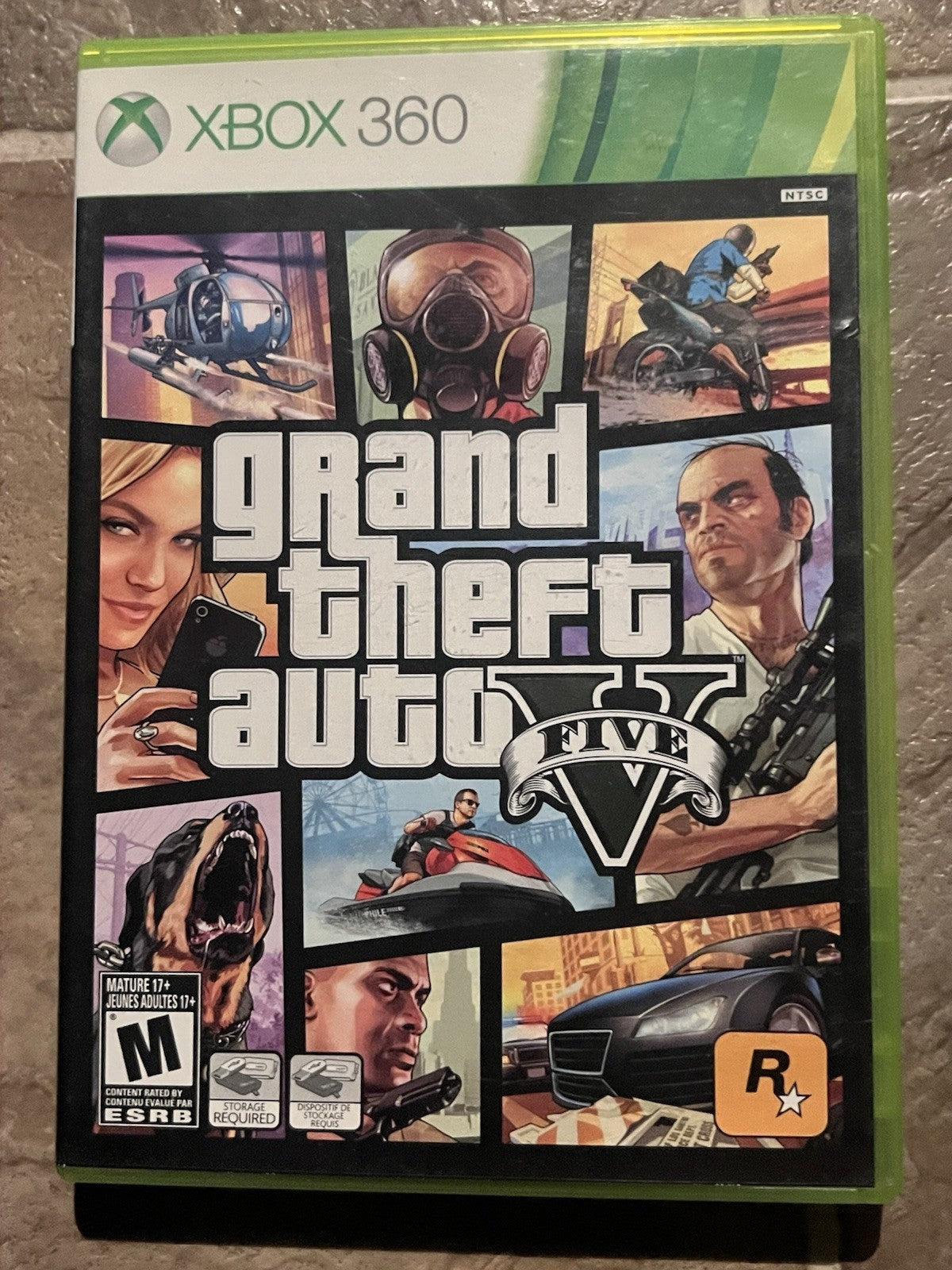 Grand Theft Auto V (Microsoft Xbox 360, 2013) NO MANUAL