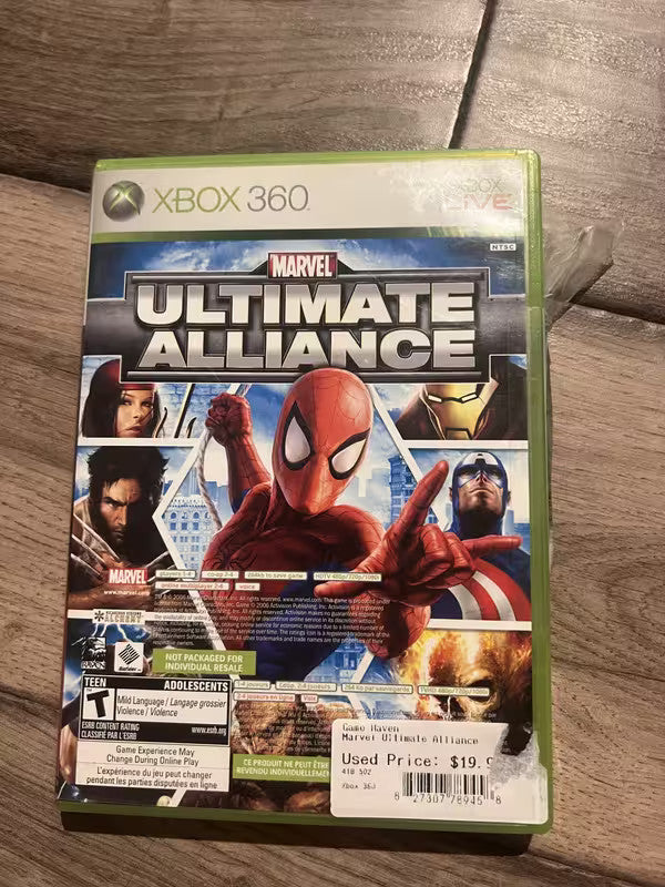 Marvel Ultimate Alliance & Forza 2 (Microsoft Xbox 360, 2007) CIB COMPLETE