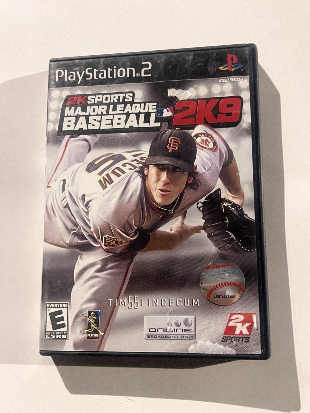 Major League Baseball 2K9 (Sony PlayStation 2 PS2, 2008) NO MANUAL