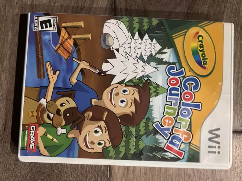 Crayola Colorful Journey (Nintendo Wii, 2009) CIB