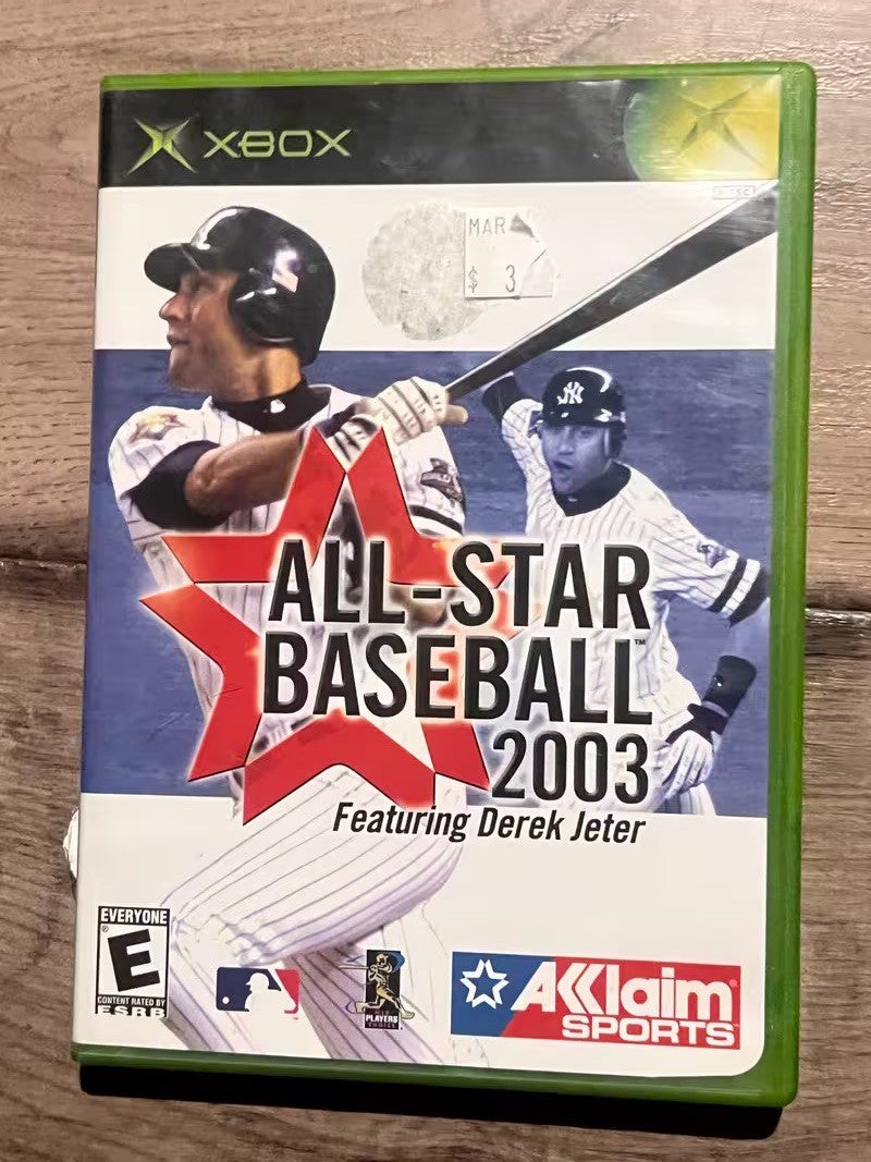 All-Star Baseball 2003 (Microsoft Xbox, 2002) NO MANUAL