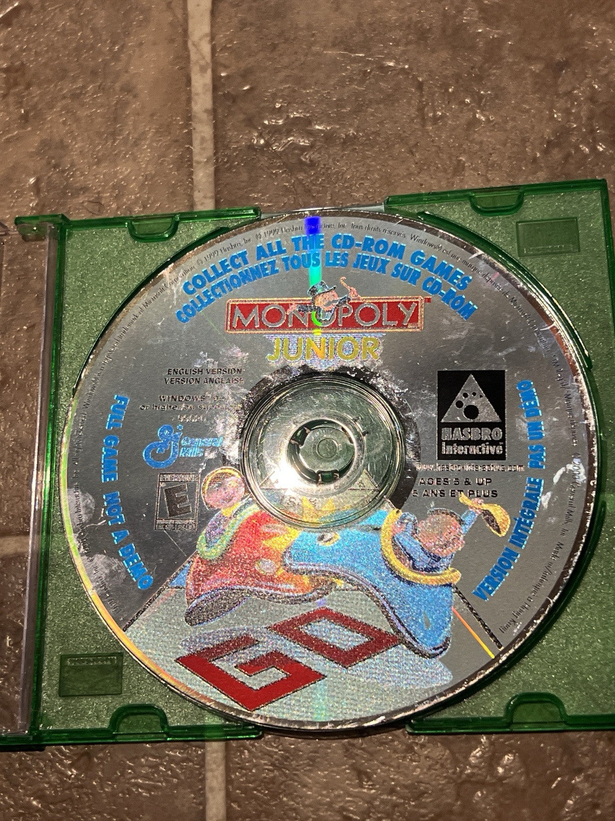 Monopoly Junior: Cereal Promo General Mills (PC, 1999) DISC ONLY