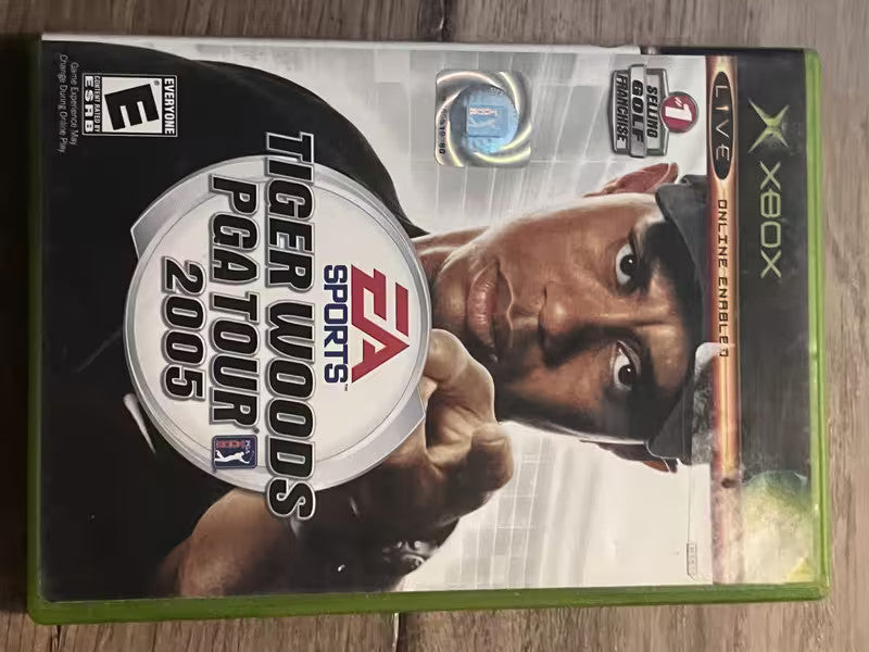 Tiger Woods PGA Tour 2005 (Microsoft Xbox, 2004) NO MANUAL