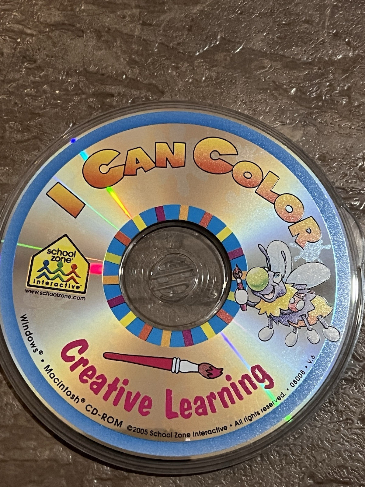 I Can Color Creative Learning School Zone CD ROM PC Windows 95/98/MAC 2005