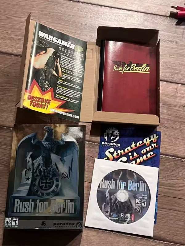 Rush for Berlin (PC DVD-ROM, 2006) CIB COMPLETE