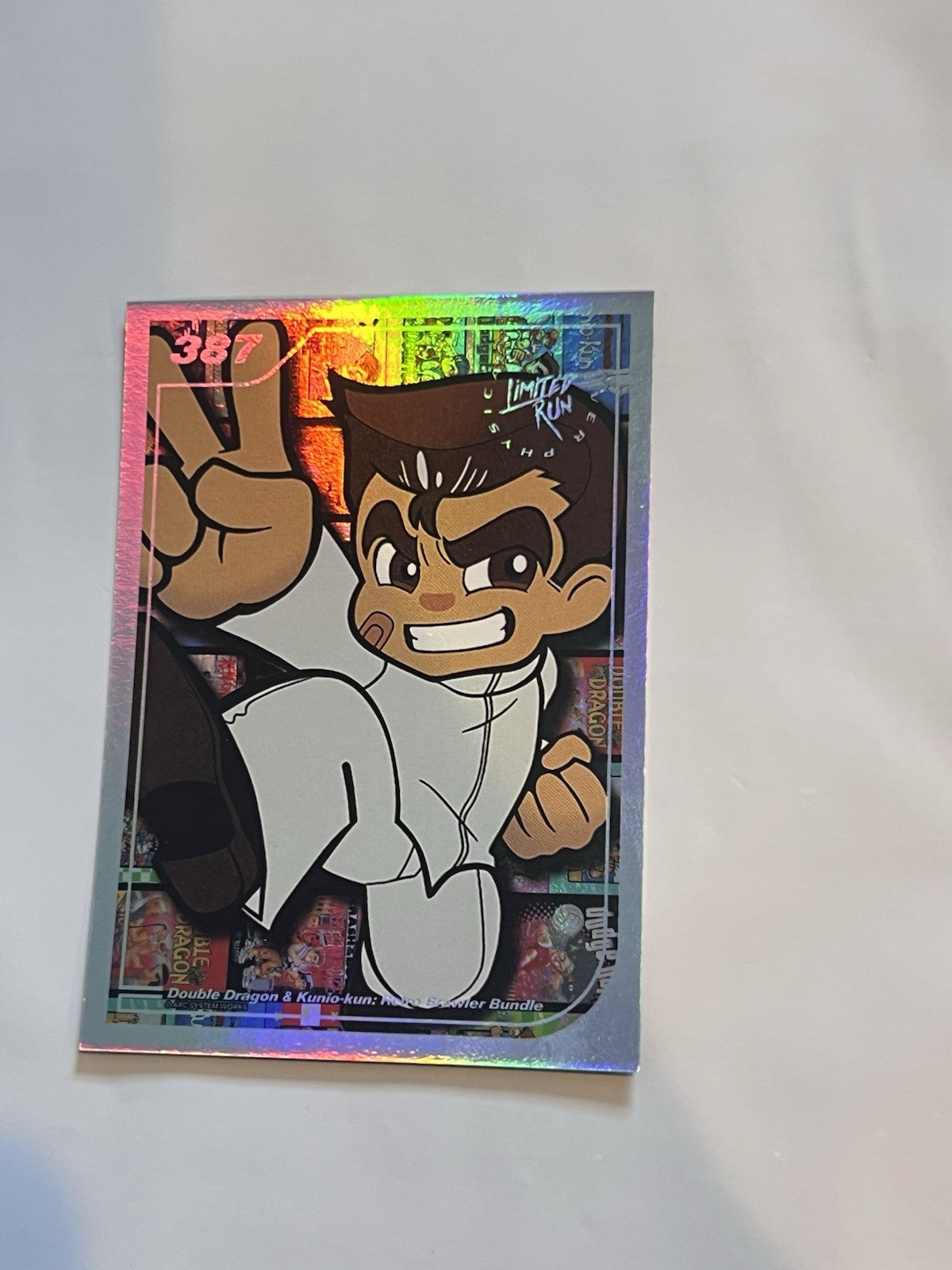 Limited Run Games Silver Trading Card Series 2 #387: Double Dragon & Kunio-Kun