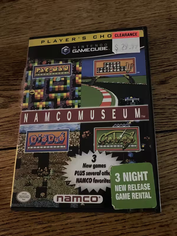 Namco Museum: Player's Choice (Nintendo Gamecube, 2002) CIB COMPLETE
