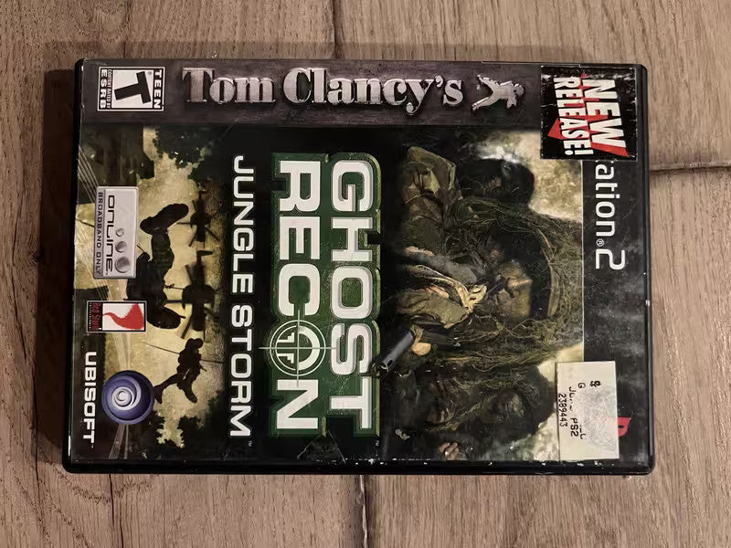 Tom Clancy's: Ghost Recon - Jungle Storm (Playstation 2, 2004) CIB