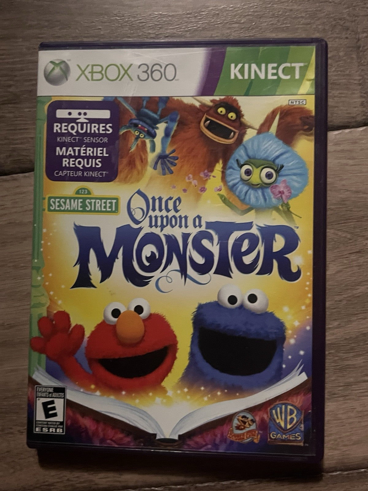 Sesame Street: Once Upon a Monster (Microsoft Xbox 360, 2011) CIB