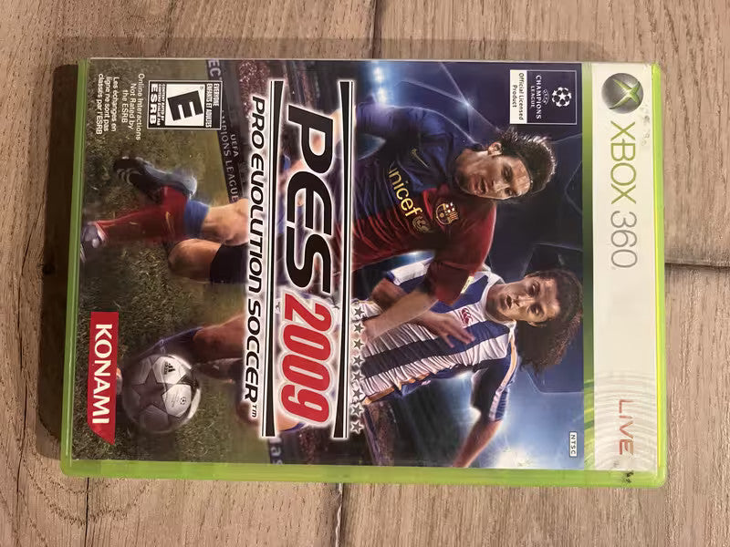 Pro Evolution Soccer 2009 (Microsoft Xbox 360, 2008) CIB