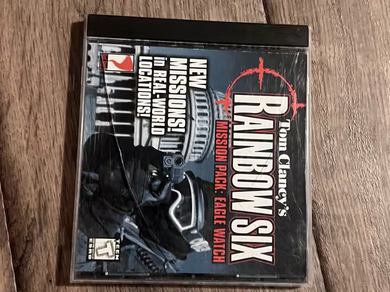 Tom Clancy's Rainbow Six Mission Pack: Eagle Watch (PC CD-ROM, 1999) CIB