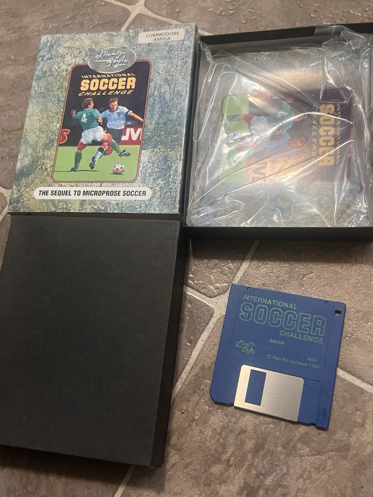 International Soccer Challenge Commodore Amiga CIB COMPLETE IN BOX