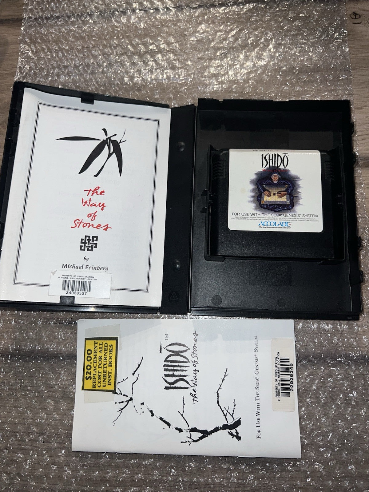 Ishido: The Way of Stones (Sega Genesis, 1990) CART ONLY WITH MANUALS
