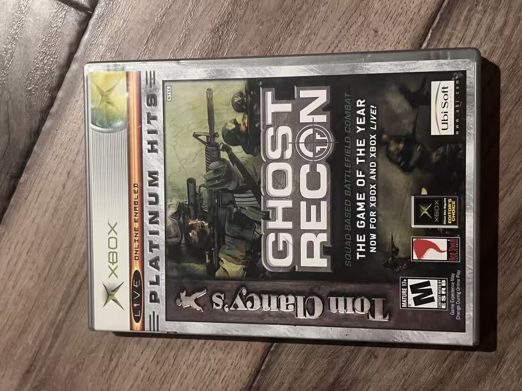 Tom Clancy's: Ghost Recon (Microsoft Xbox, 2002) CIB COMPLETE