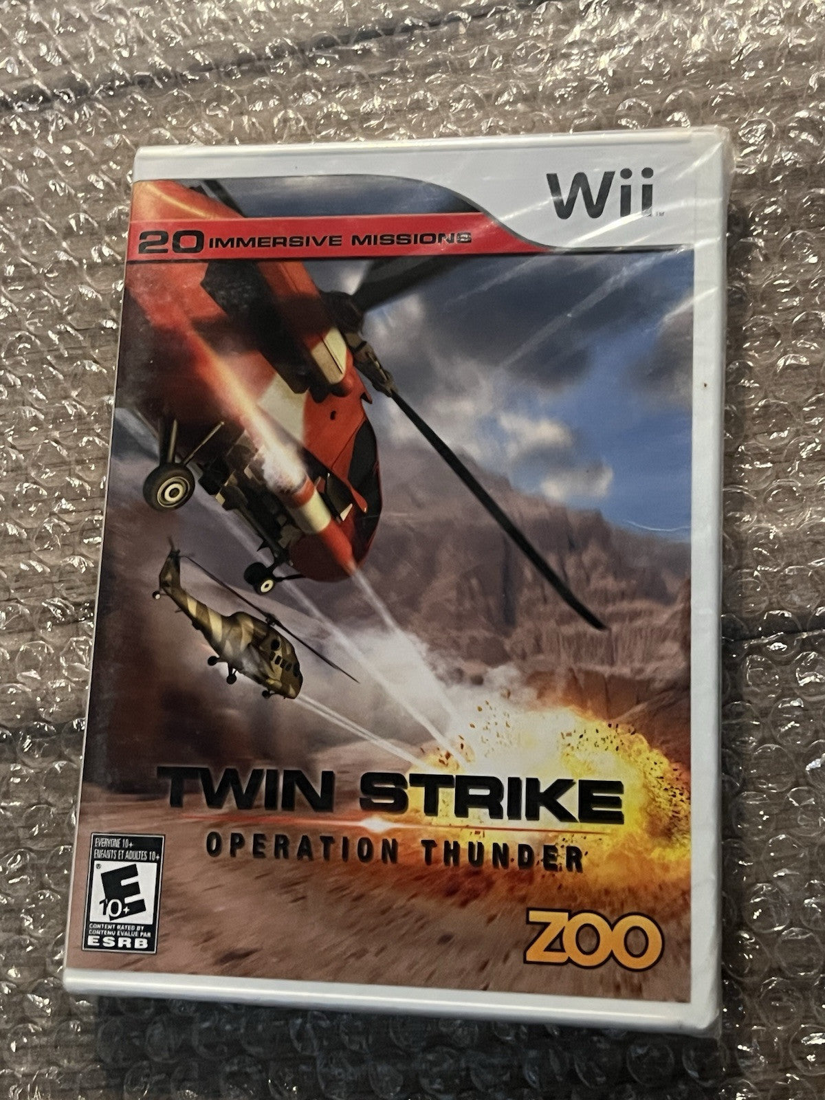Twin Strike: Operation Thunder (Nintendo Wii, 2008) NEW SEALED