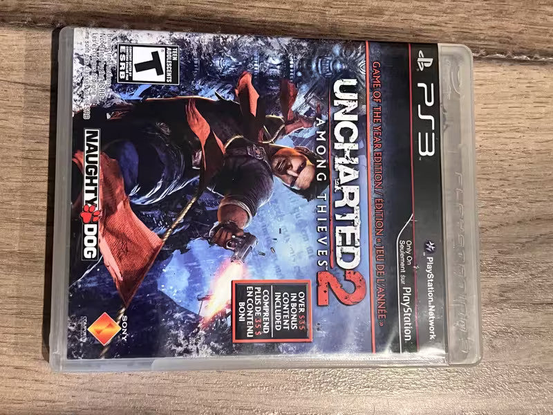 Uncharted 2: Among Thieves - Game of the Year Edition (Playstation 3, 2010) CIB