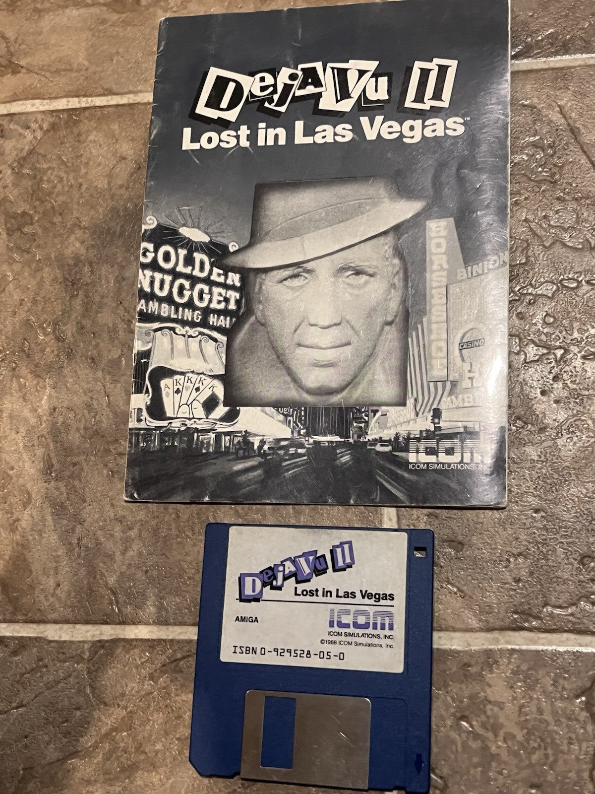 Deja Vu II Lost in Las Vegas Commodore Amiga 1988 RARE Game + Manual Only