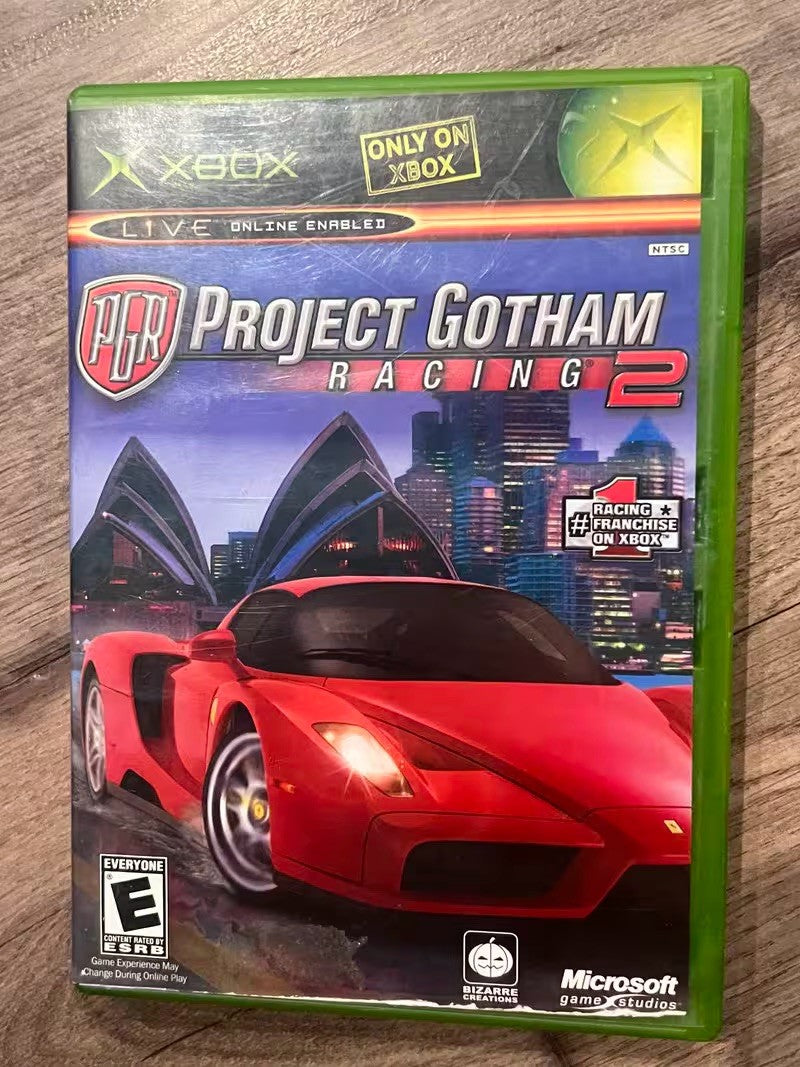 Project Gotham Racing 2 (Microsoft Xbox, 2003) NO MANUAL