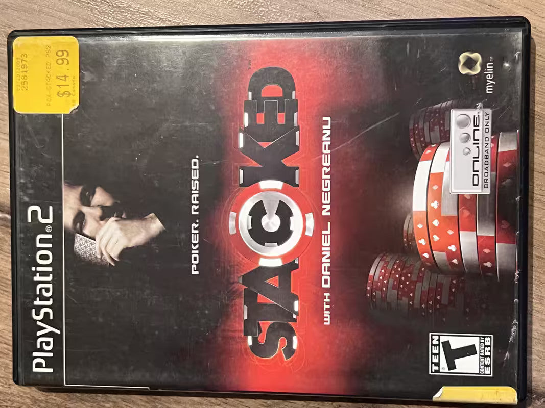 Stacked With Daniel Negreanu (Sony Playstation 2, 2006) CIB
