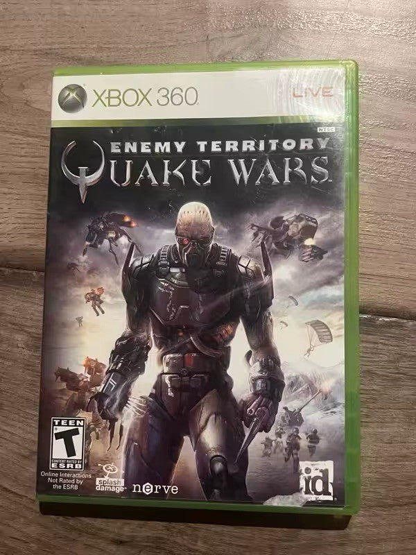 Enemy Territory Quake Wars (Microsoft Xbox 360, 2008) CIB COMPLETE