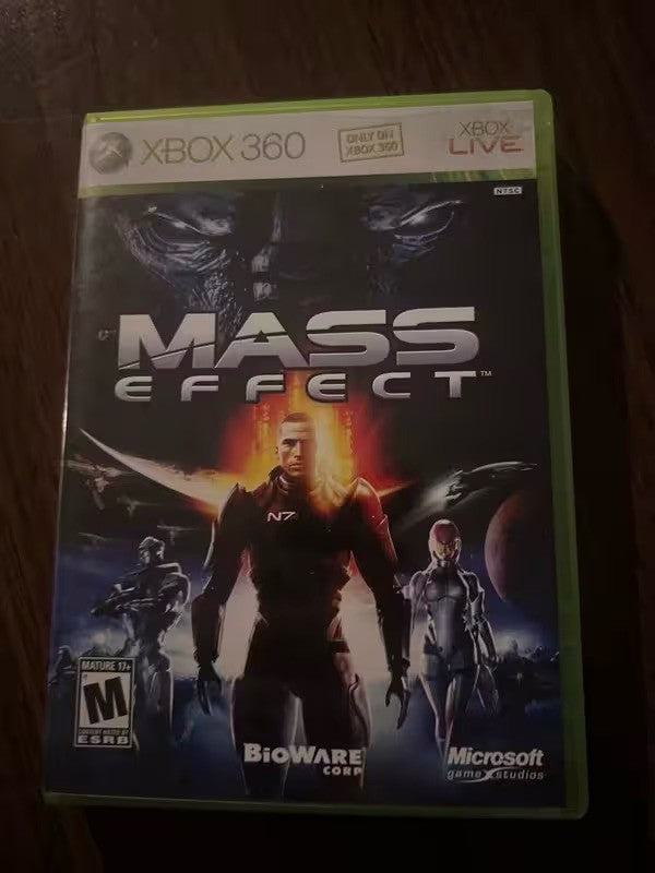 Mass Effect (Xbox 360, 2007) CIB COMPLETE