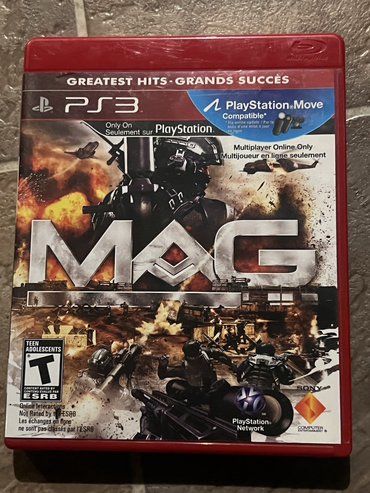 MAG: Greatest Hits (Sony Playstation 3 PS3, 2010) NO MANUAL