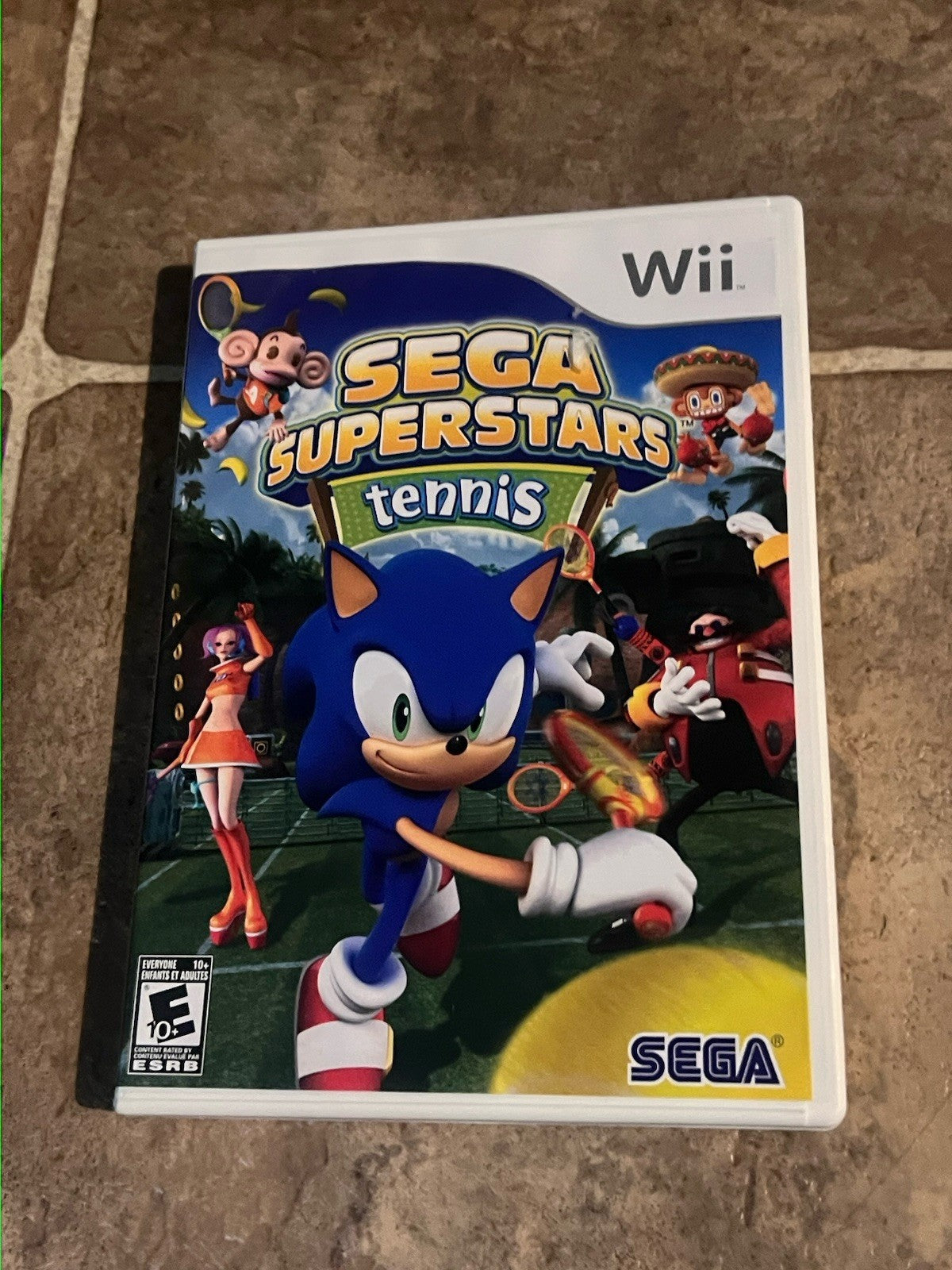 Sega Superstars Tennis (Nintendo Wii, 2008) CIB COMPLETE