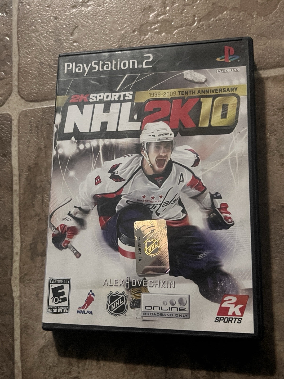 NHL 2K10 (Sony PlayStation 2 PS2, 2009) NO MANUAL