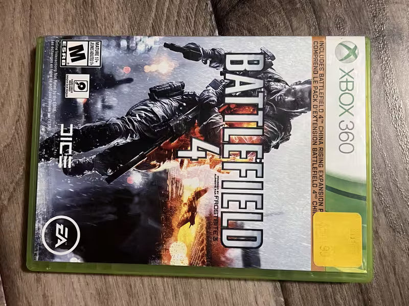 Battlefield 4 (Microsoft Xbox 360, 2013) CIB