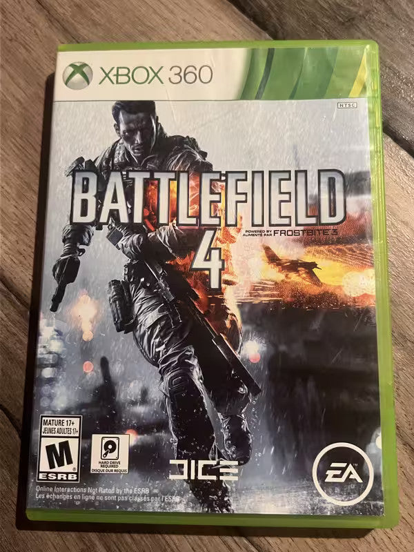 Battlefield 4 (Microsoft Xbox 360, 2013) NO MANUAL