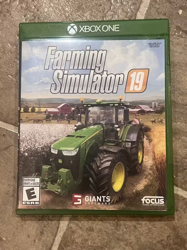 Farming Simulator 19 (Microsoft Xbox One, 2018) NO MANUAL