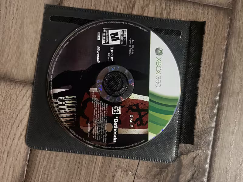 Rage (Microsoft Xbox 360, 2011) DISC 2 ONLY