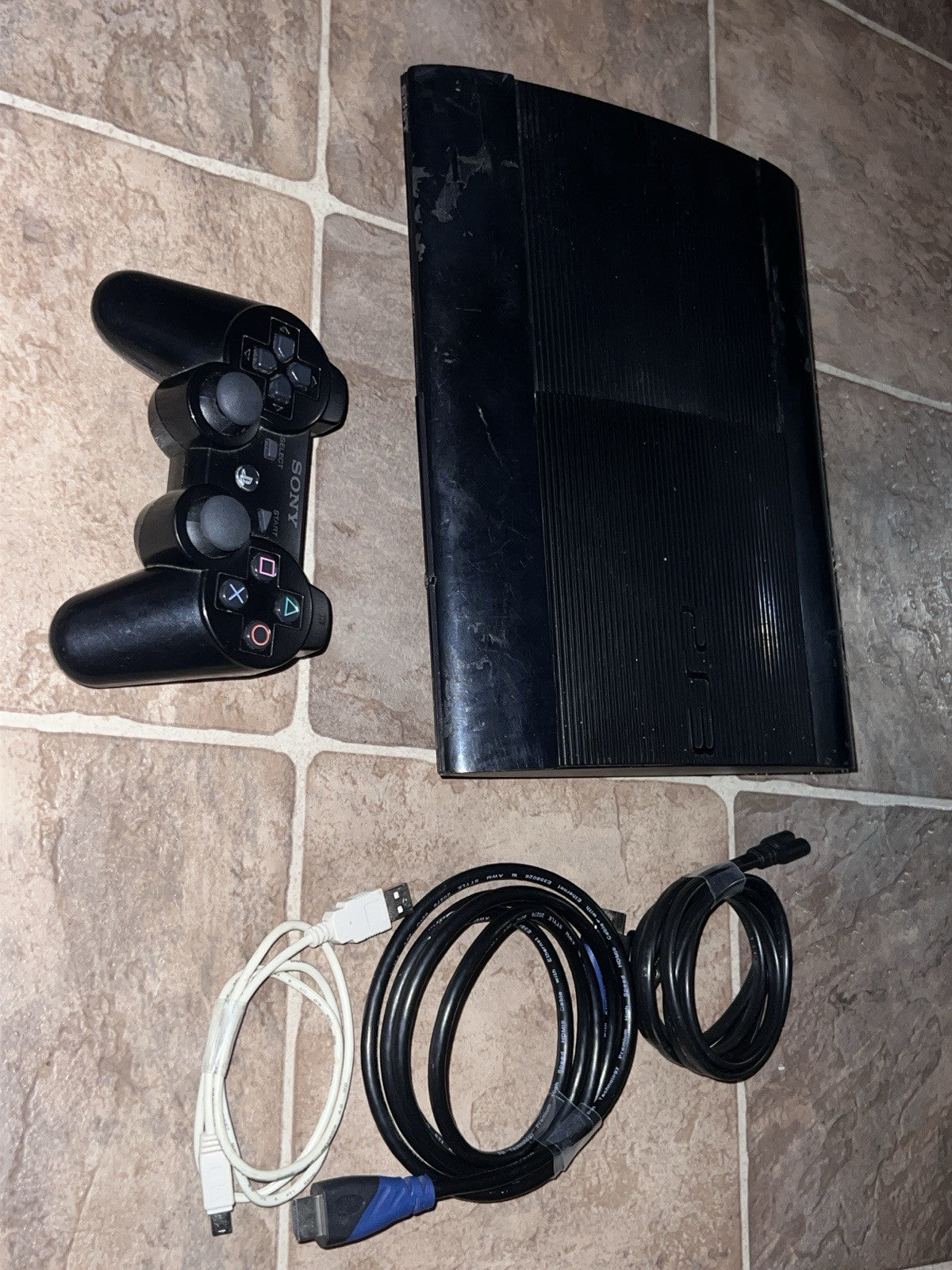 Sony PlayStation 3 Slim 12GB Home Console Bundle Black (CECH4301A)