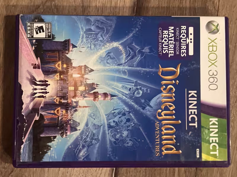 Kinect Disneyland Adventures (Microsoft Xbox 360, 2011) NO MANUAL