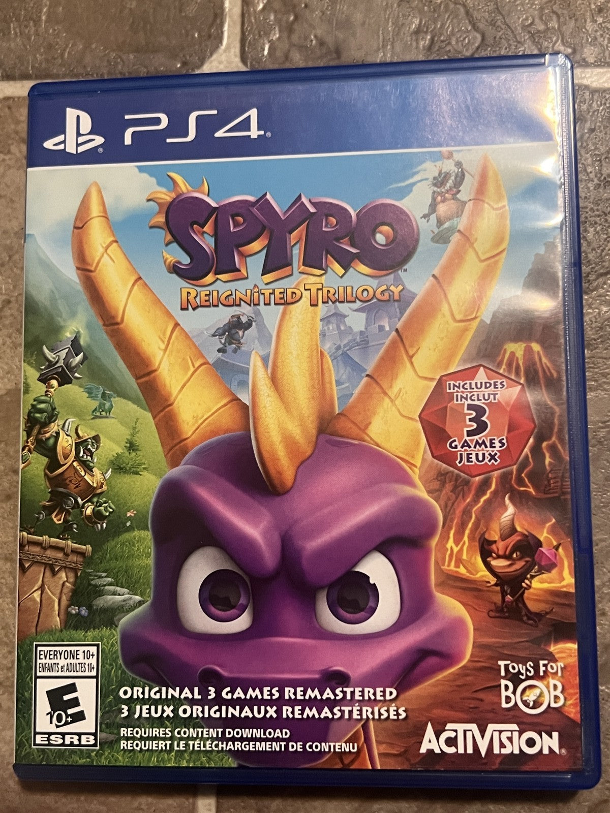 Spyro Reignited Trilogy (Sony Playstation 4 PS4, 2018) CIB COMPLETE