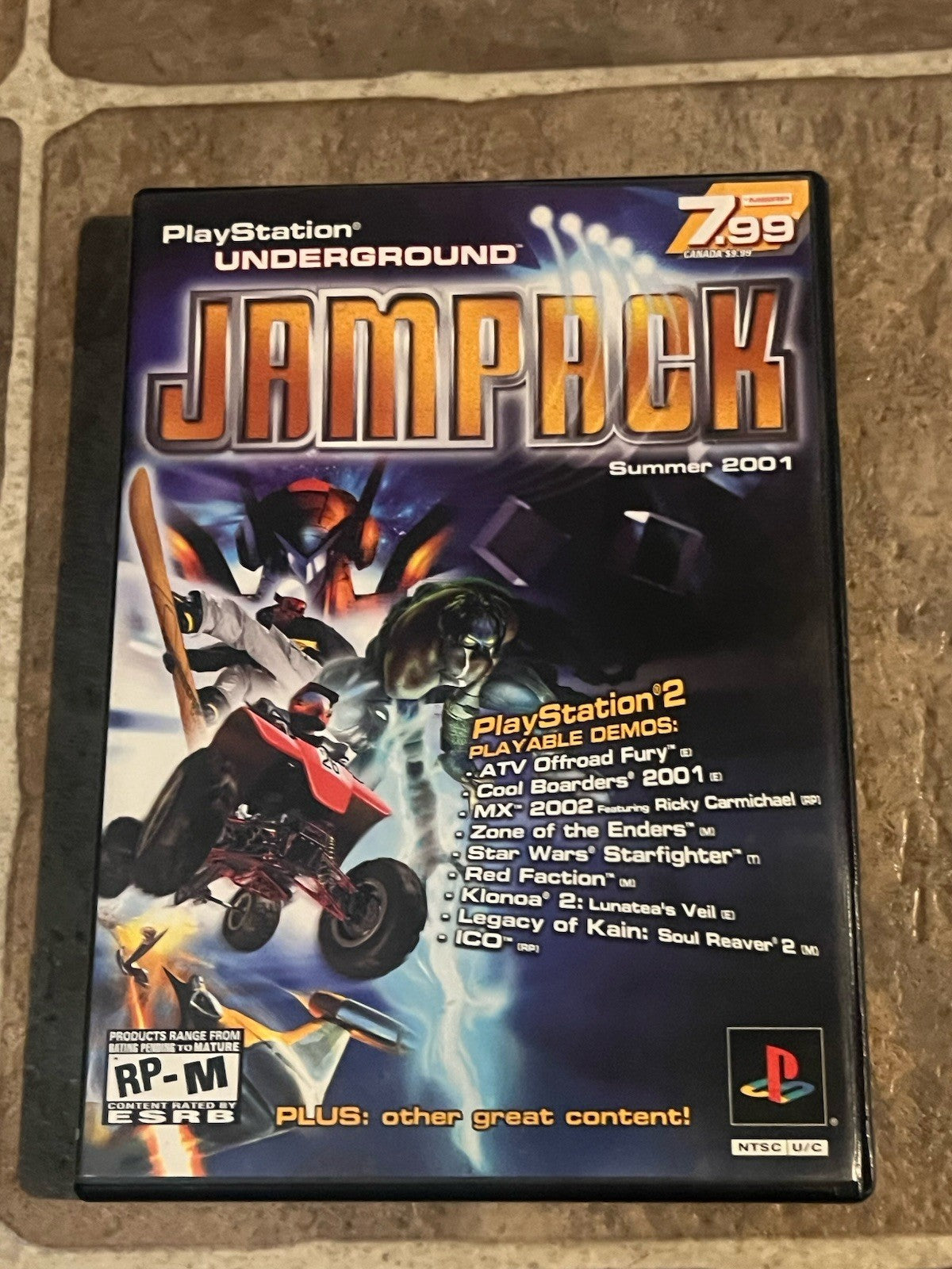 PlayStation Underground Jampack Summer 2001 (Playstation 2, 2001) CIB COMPLETE