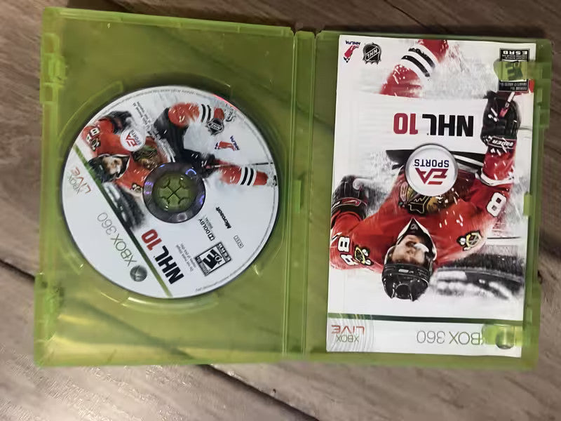 NHL 10 (Microsoft Xbox 360, 2009) NO ARTWORK
