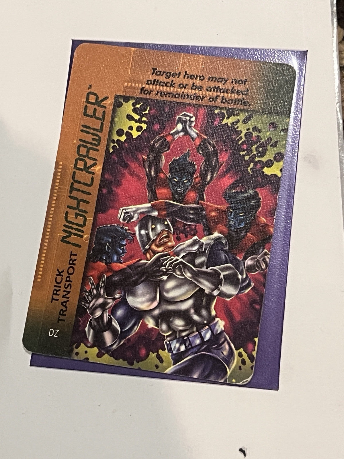 1996 Marvel Overpower CCG: Mission Control Expansion Nightcrawler