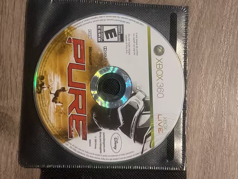 Pure (Microsoft Xbox 360, 2008) DISC ONLY