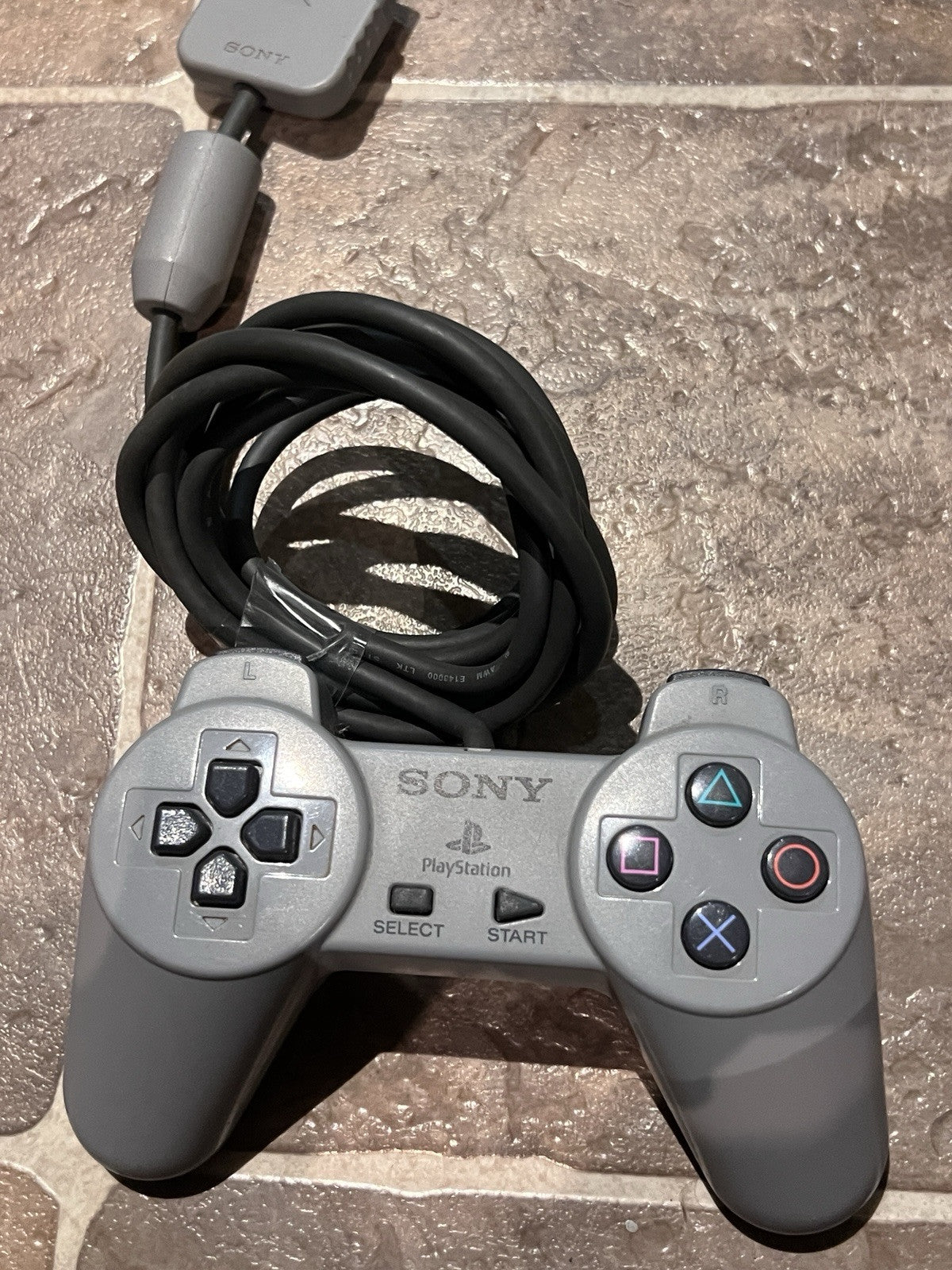Sony Playstation 1 PsOne PS1 Gray Controller Official OEM SCPH-1080